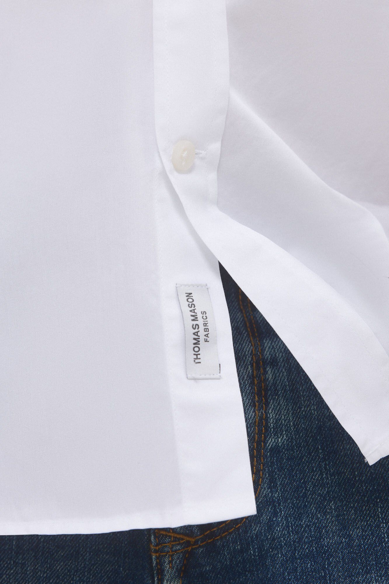 Pedro del Hierro Italian poplin shirt White