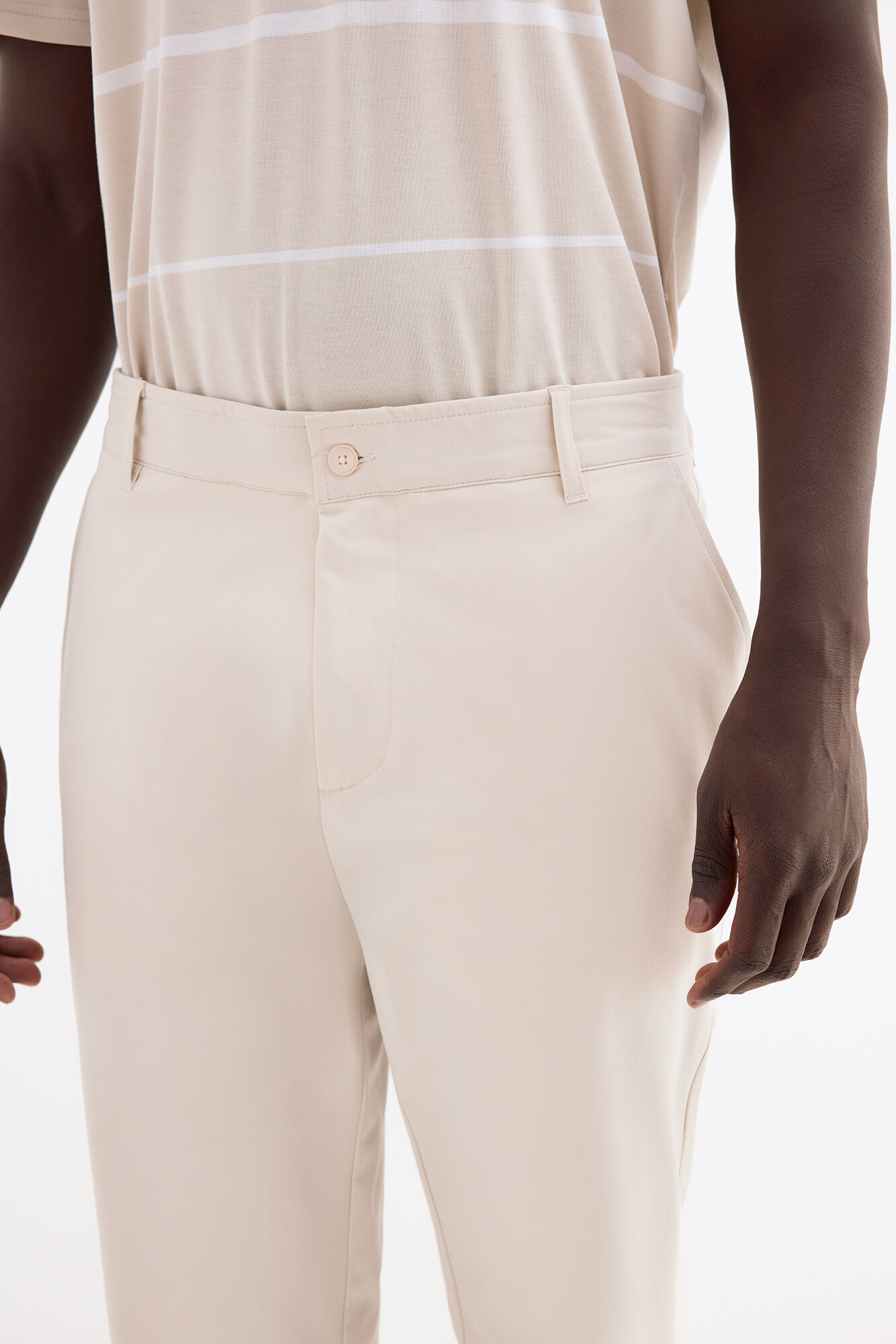 Pedro del Hierro Long golf trousers Beige