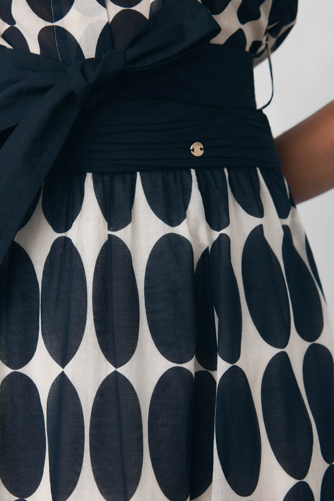 Pedro del Hierro Saia larga estampada Marfim