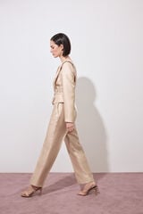 Pedro del Hierro Gold smart trousers Yellow