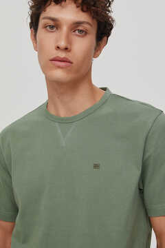 Pedro del Hierro Camiseta cuello caja Verde