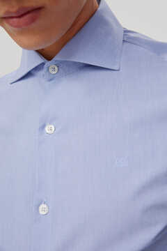 Pedro del Hierro Camisa vestir facil plancha y antimanchas cuadros regular fit Blue