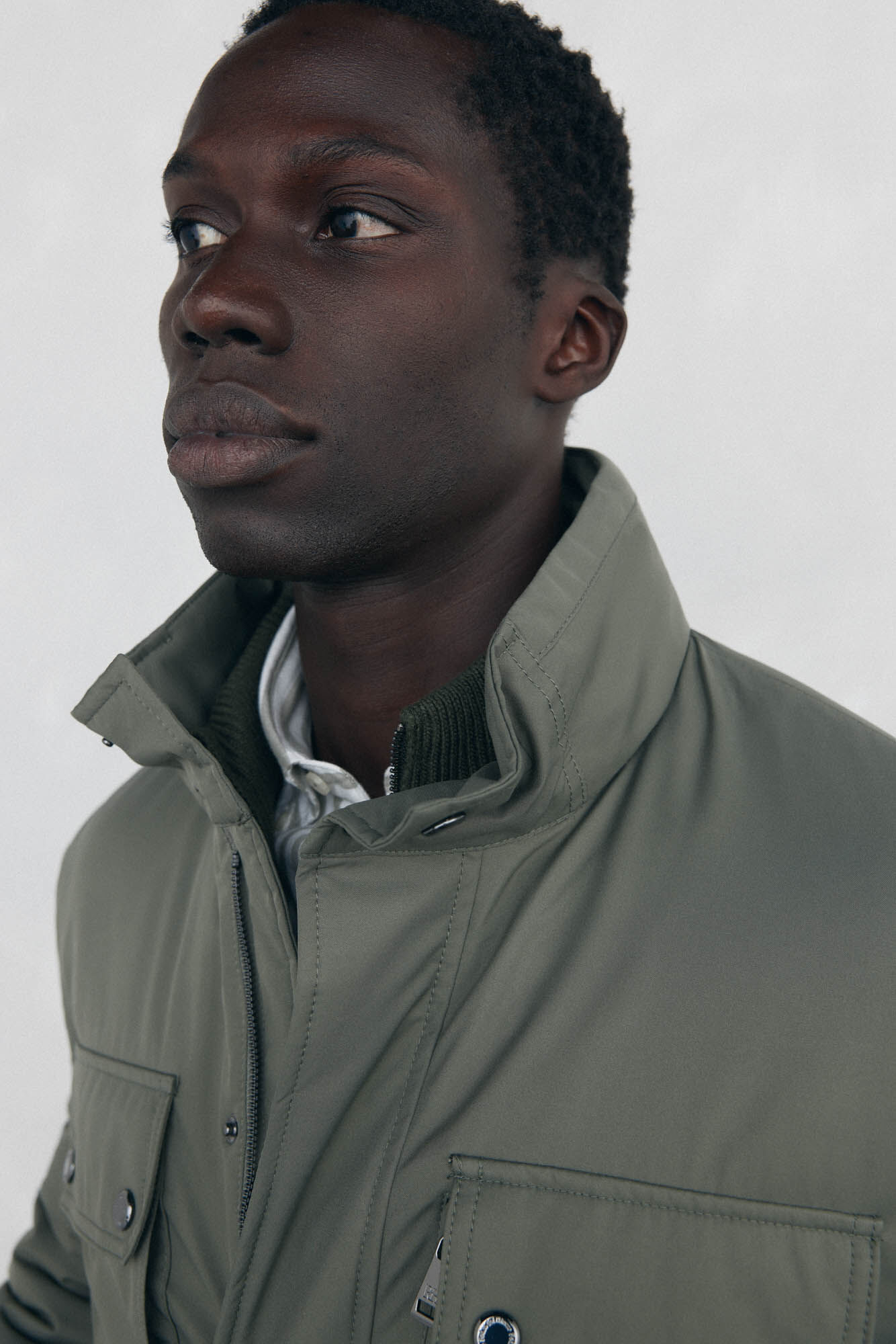 Pedro del Hierro 4-pocket jacket Green