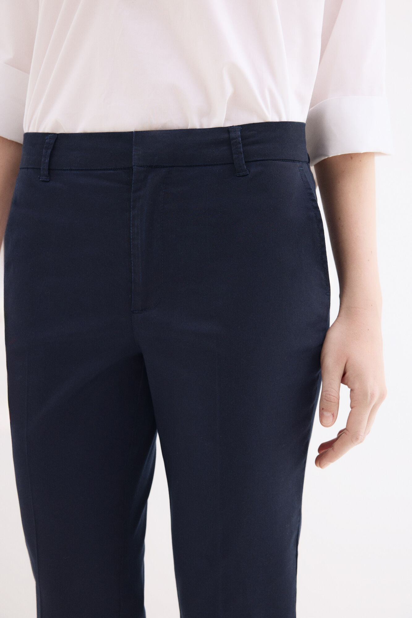 Pedro del Hierro Pantalones slim classic Azul