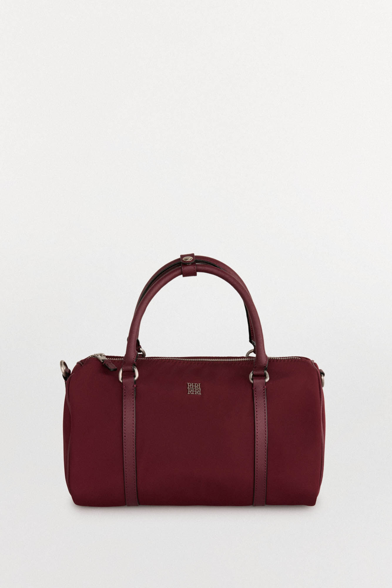 Pedro del Hierro Bowling handbag, bag crossbody bag Burgundy