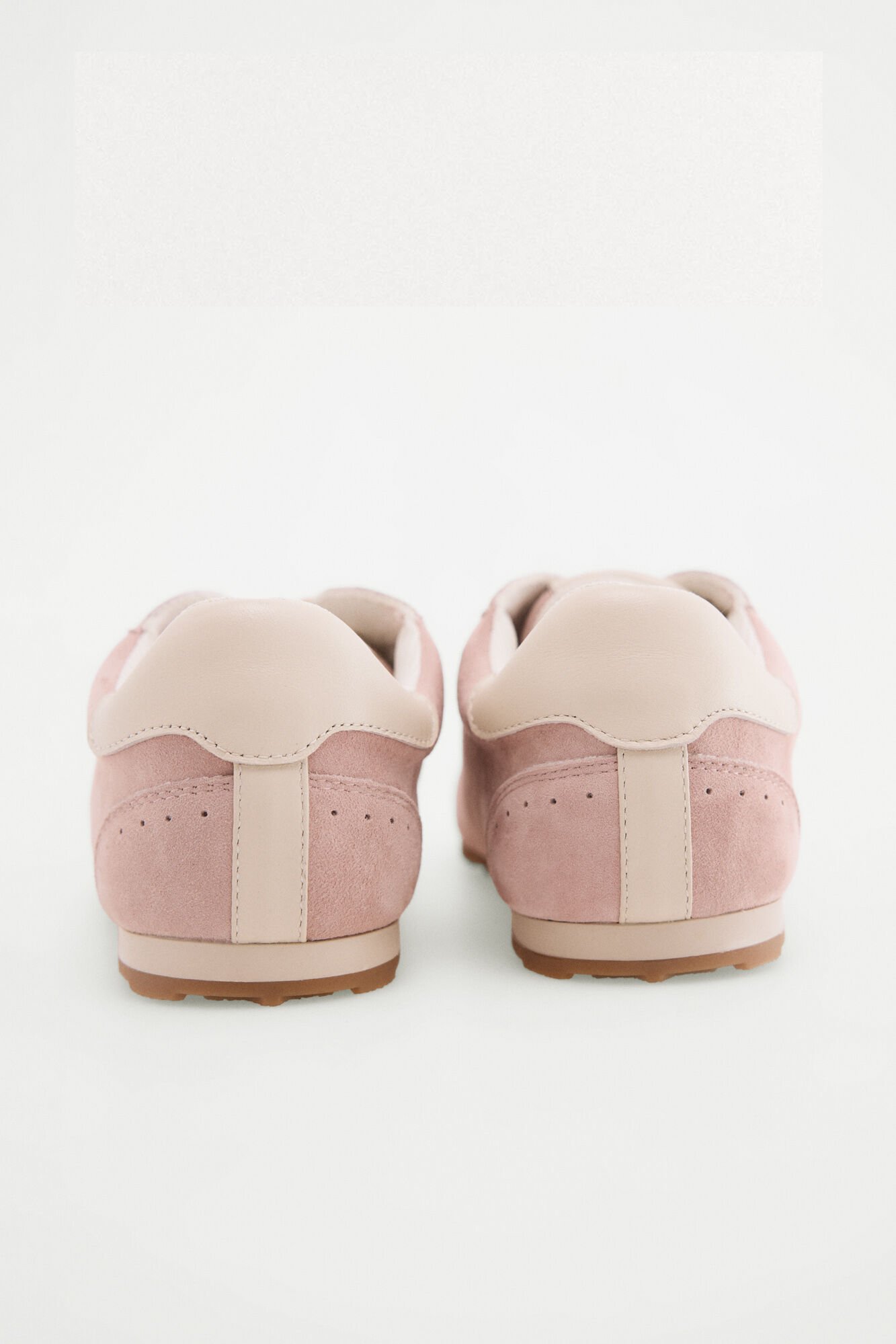 Pedro del Hierro Soft suede sneaker Pink