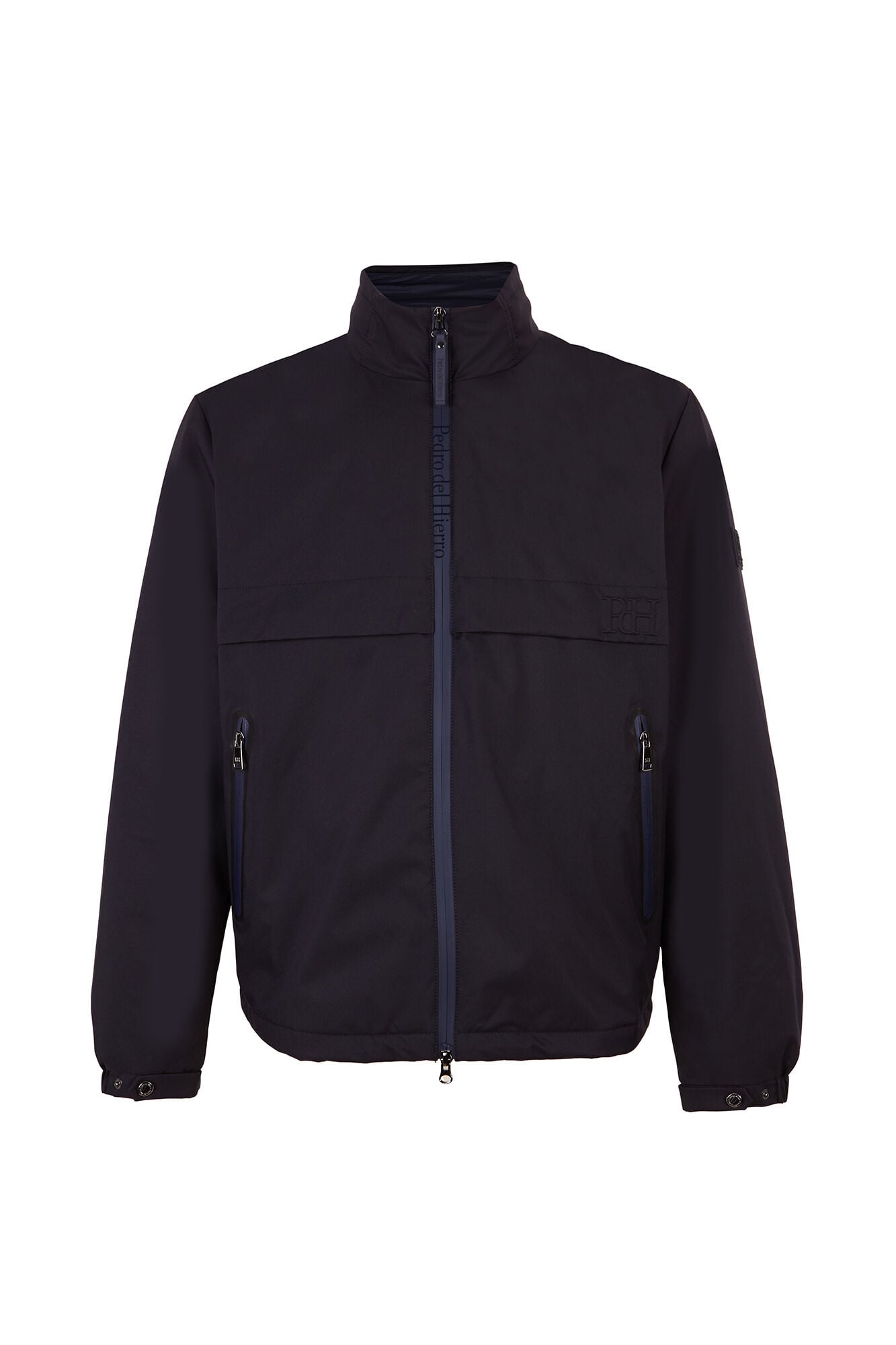 Pedro del Hierro Jacket with zip fastening lining Blue