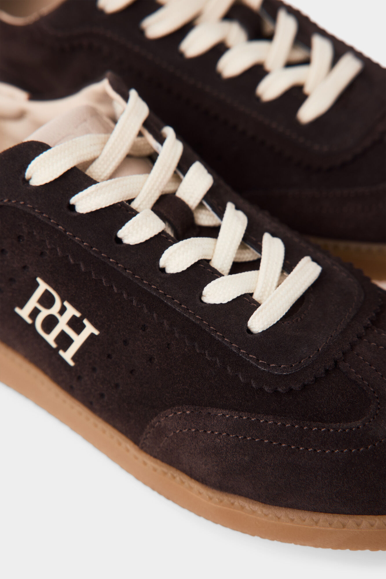 Pedro del Hierro Leather sneaker Brown