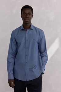 Pedro del Hierro Easy-iron structured shirt + anti-odor regular fit