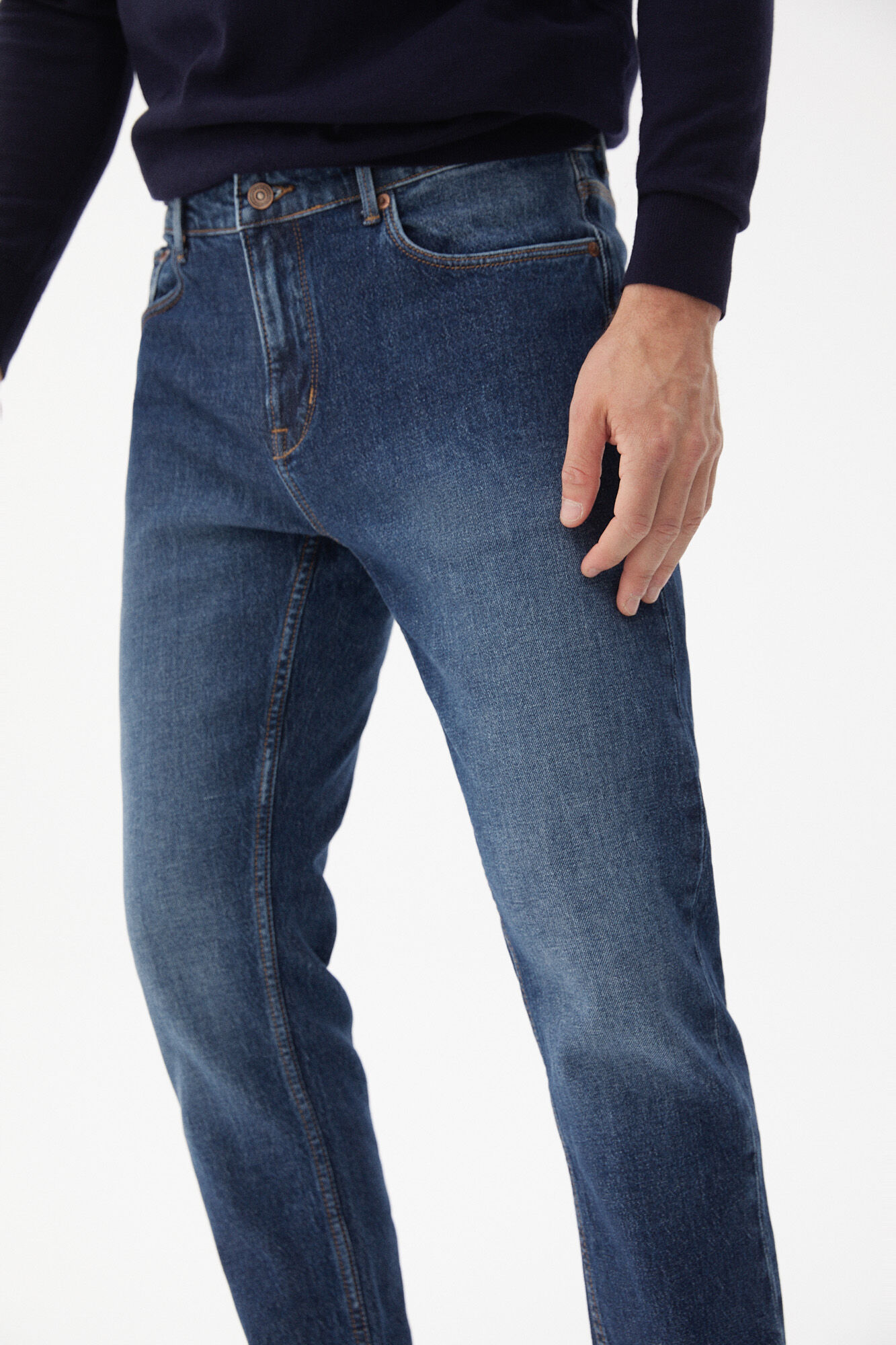Pedro del Hierro Pantal&oacute;n vaquero Authentic lavado medio Azul