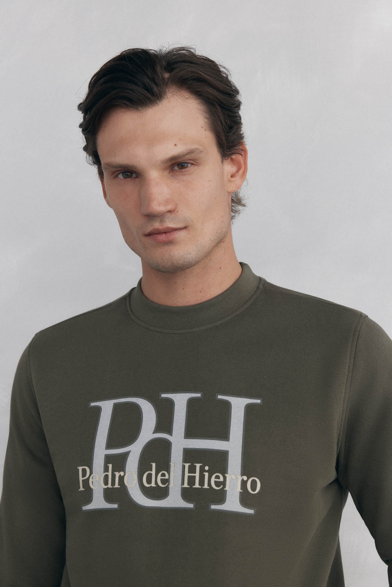Pedro del Hierro Sweatshirt logo crew neck