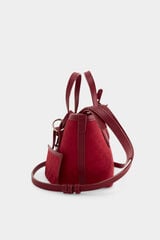 Pedro del Hierro Mala tote bag mini jacquard Bordeaux