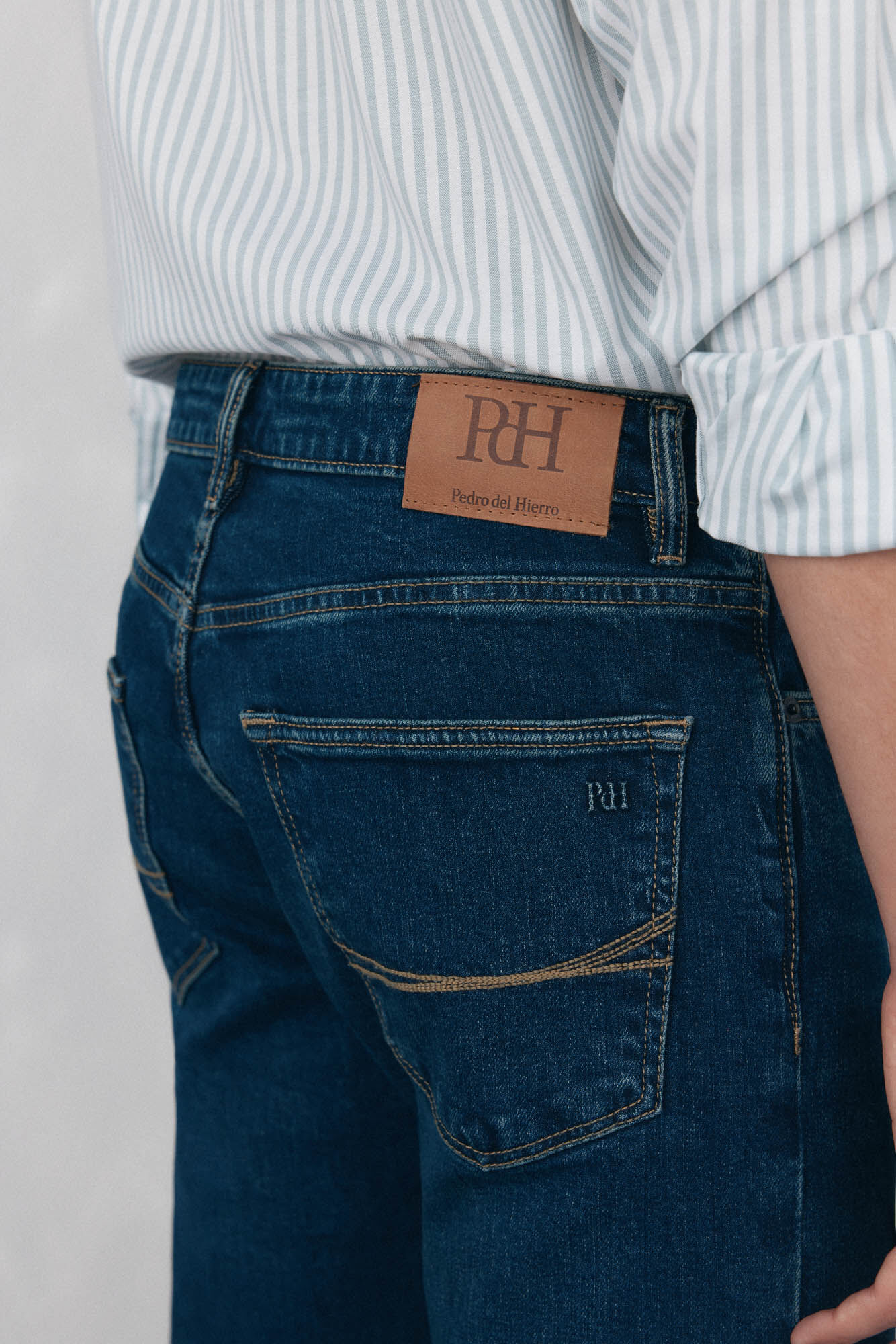 Pedro del Hierro Slim fit Premium Flex jeans Blue