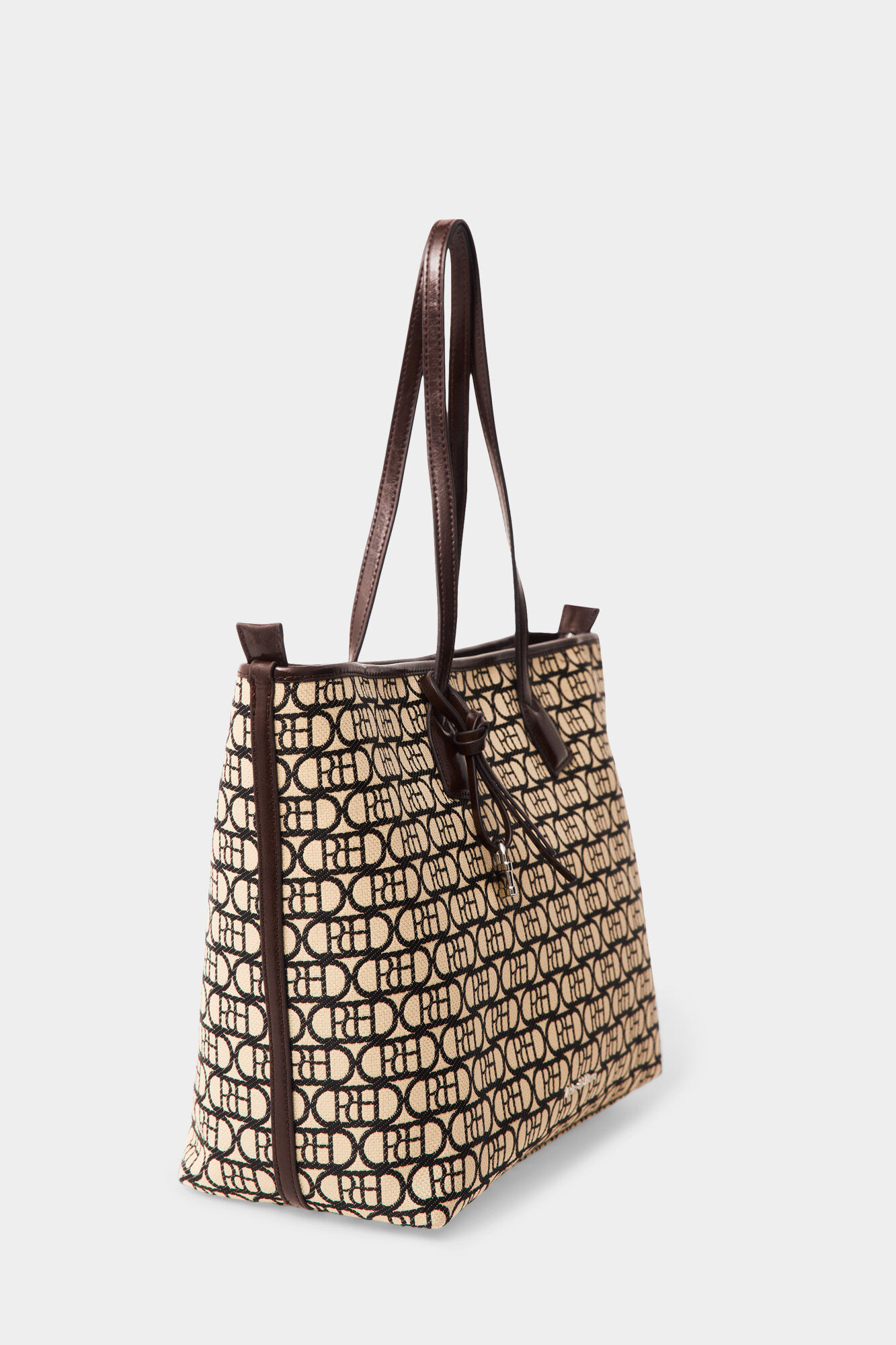 Pedro del Hierro Bolso shopper logo Beige