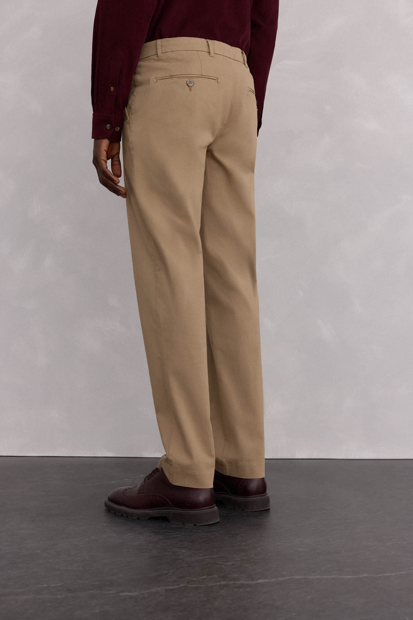 Pedro del Hierro Premium regular fit chinos pants Beige