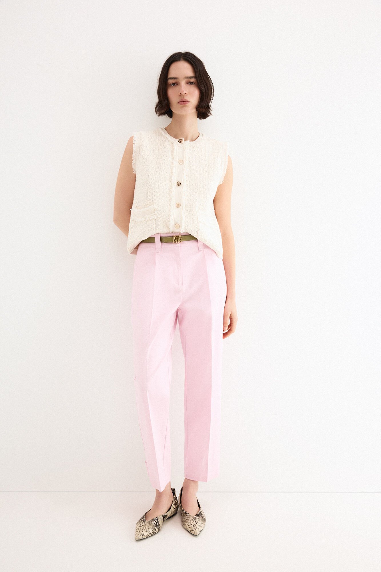 Pedro del Hierro Pleated trousers