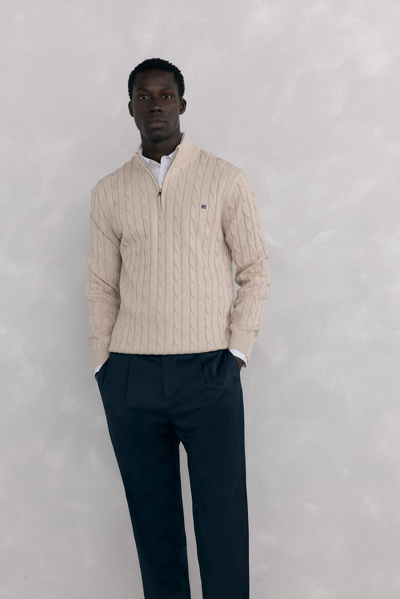 Pedro del Hierro Trucker neck jumper