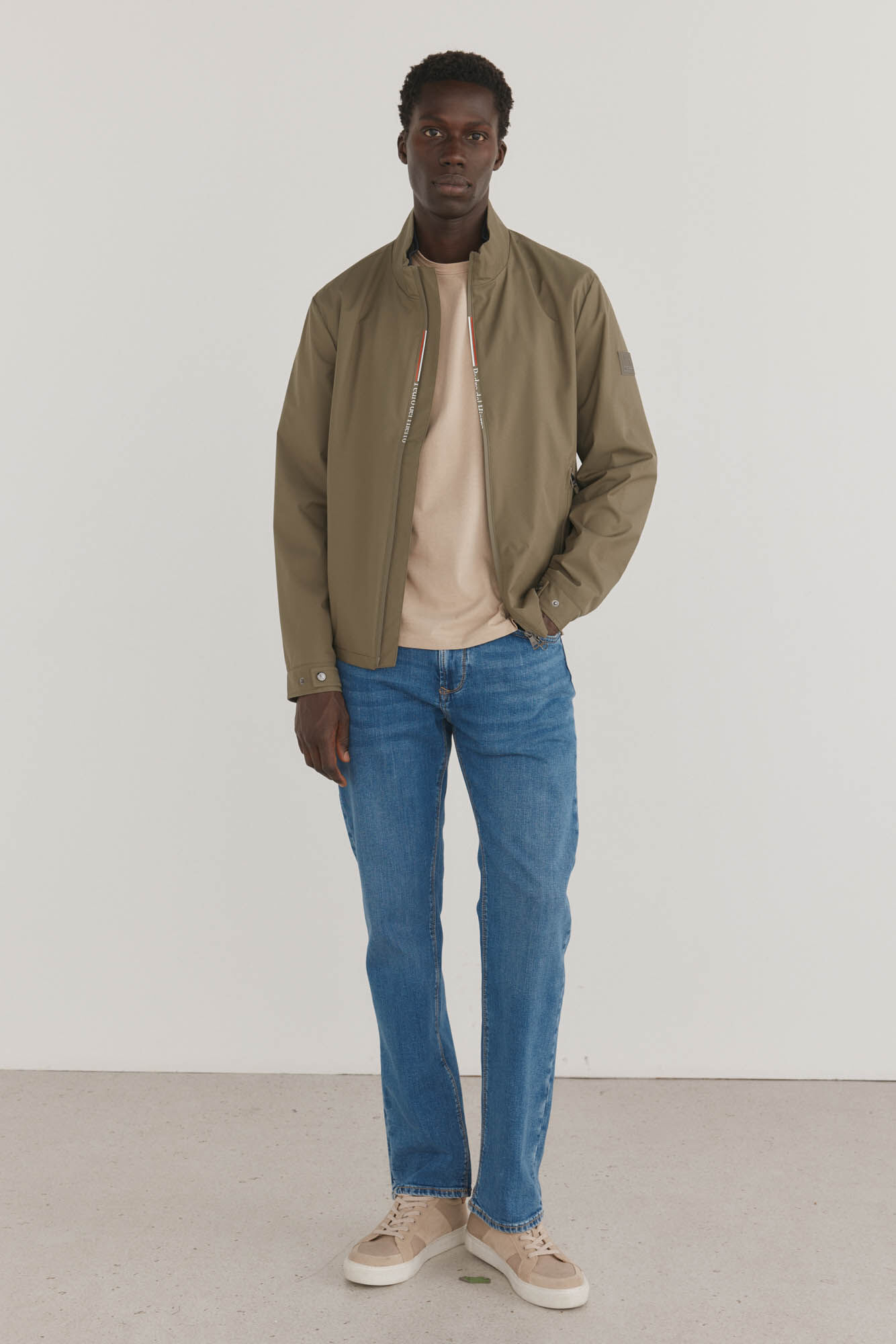 Pedro del Hierro Lightweight technical jacket Green