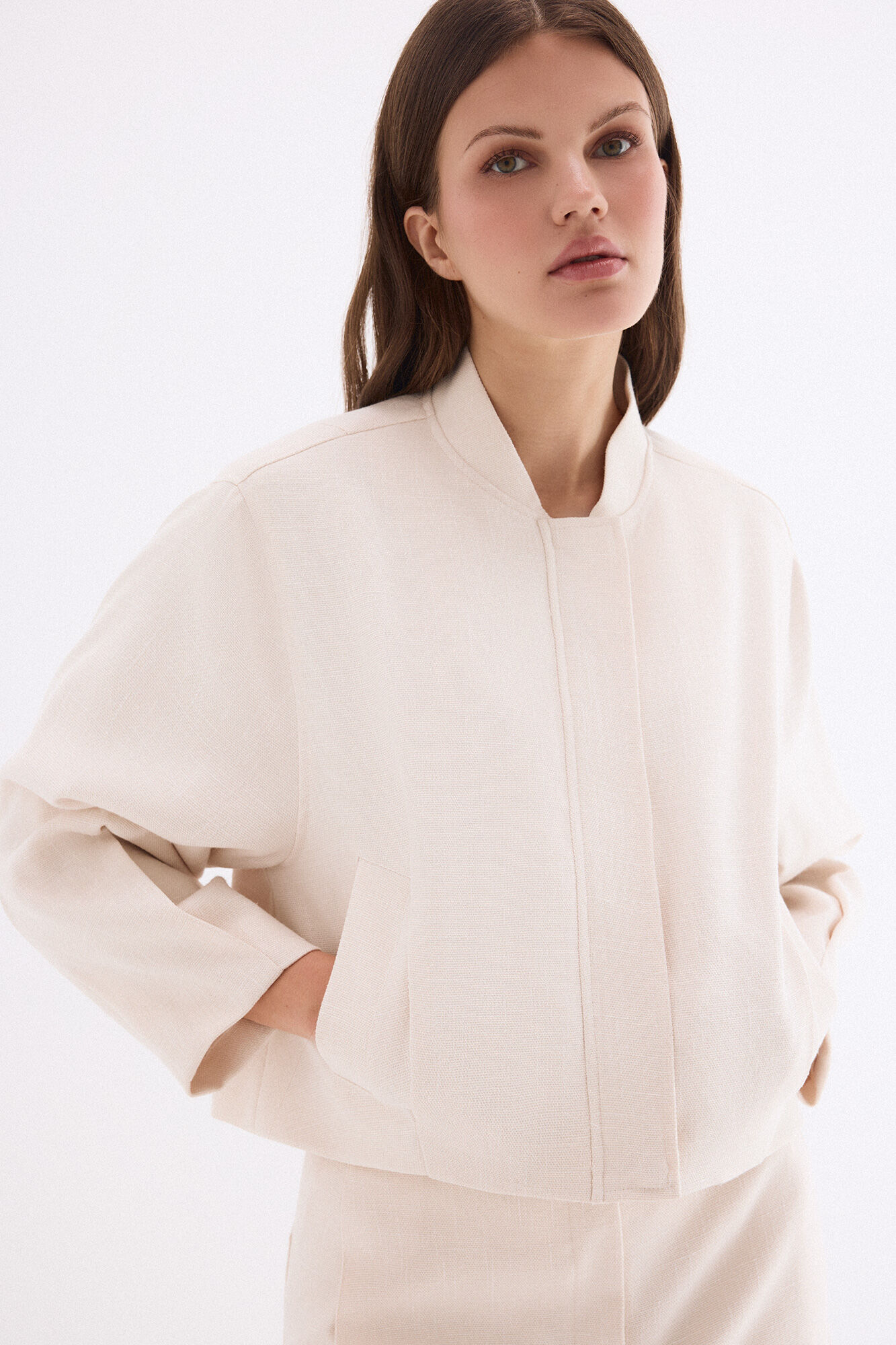 Pedro del Hierro Bomber Ecru