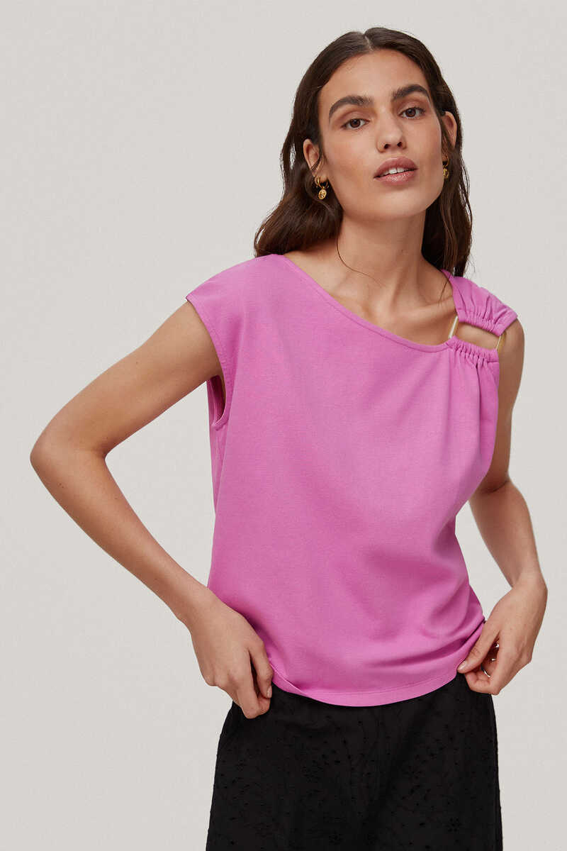 Pedro del Hierro Sleeveless T-shirt Pink