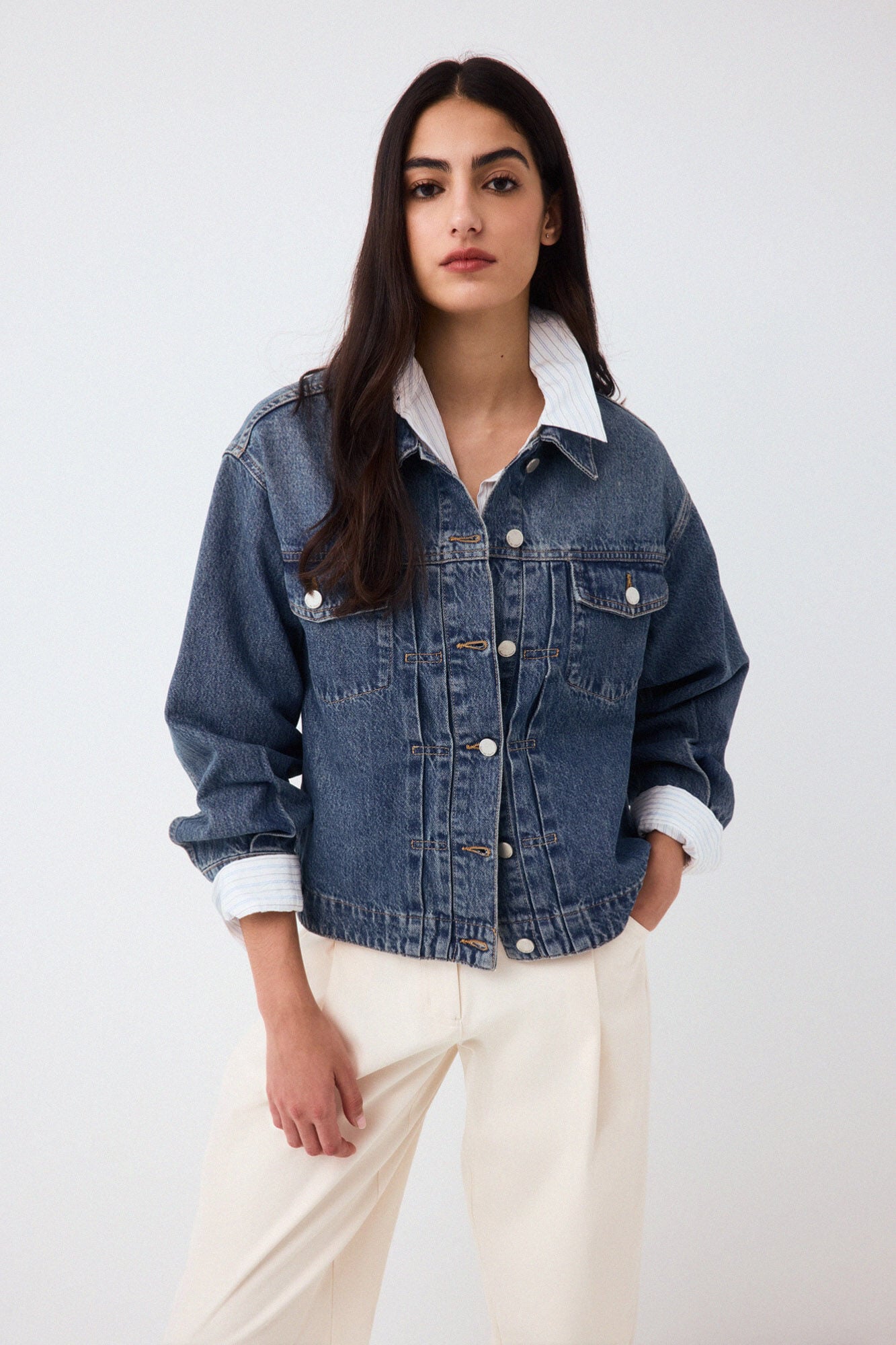 Pedro del Hierro Oversize denim jacket