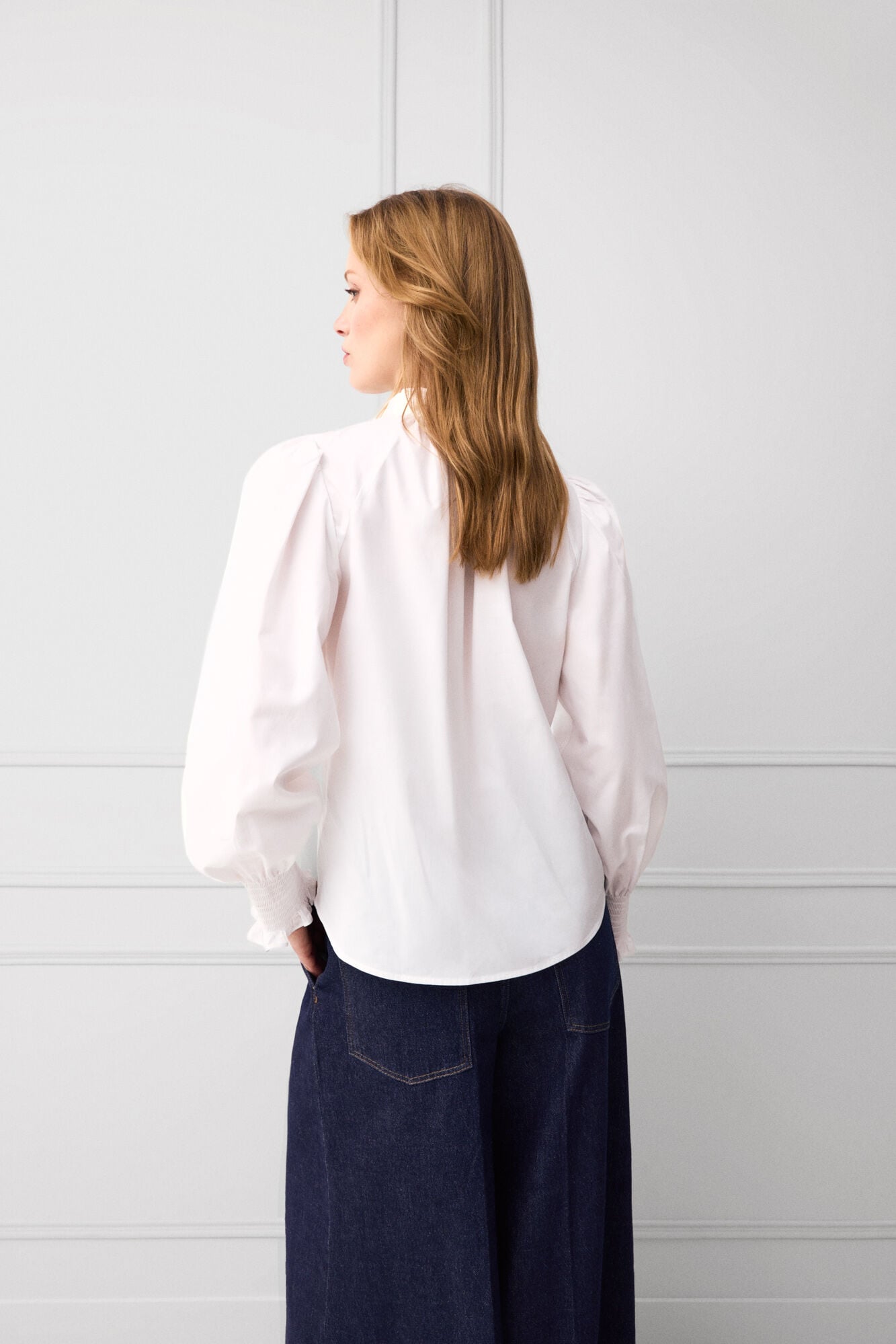 TFP by Tamara Falc&oacute; Plain bow blouse Ecru