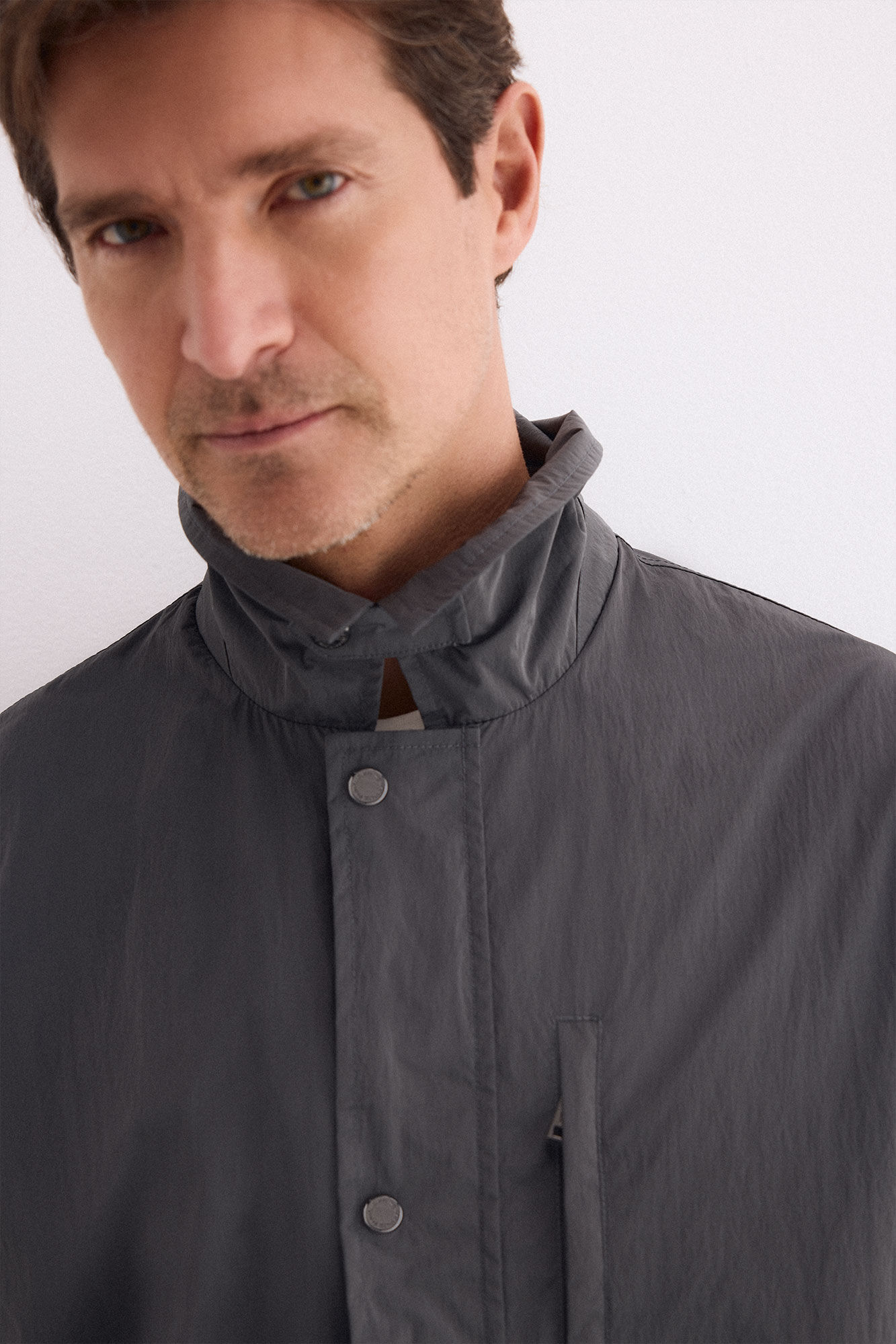 Pedro del Hierro Neck detail jacket