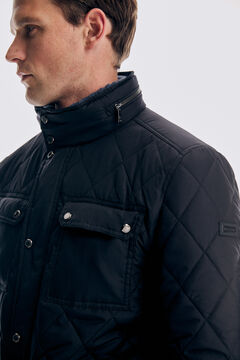 Pedro del Hierro Quilted lined jacket Blue
