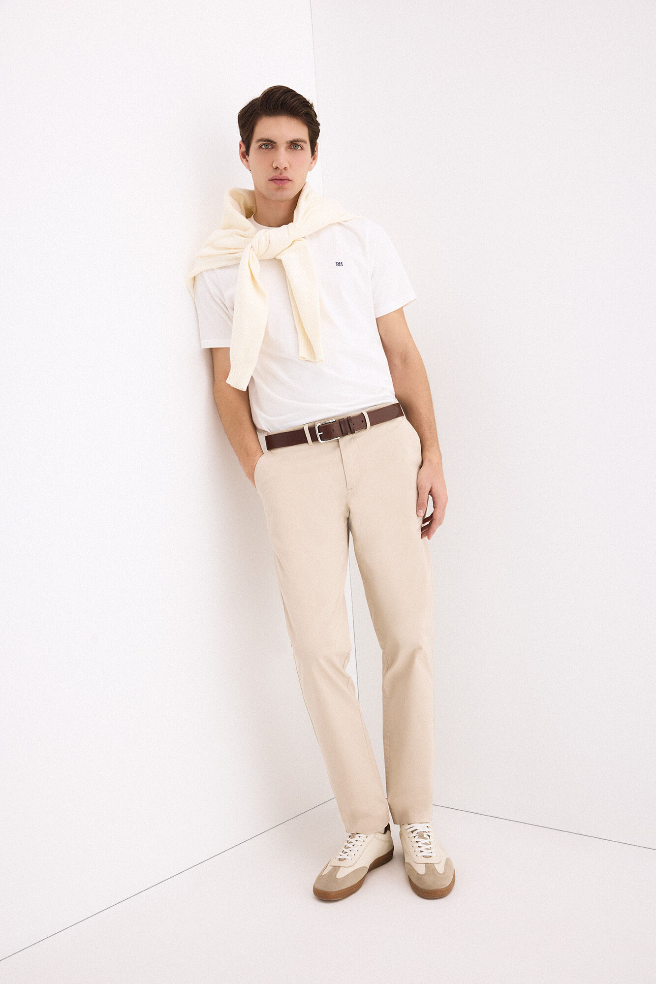 Pedro del Hierro Regular fit chinos Beige