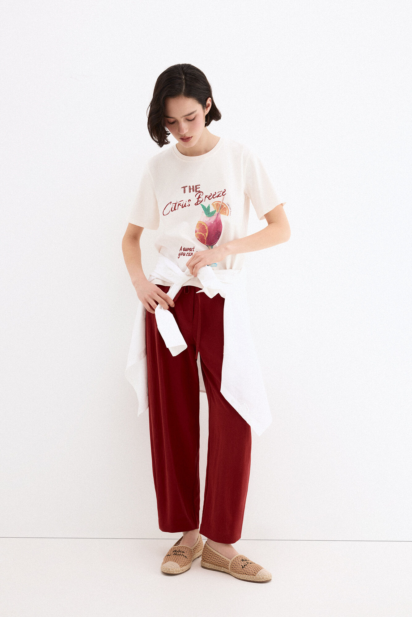 Pedro del Hierro Printed front T-shirt