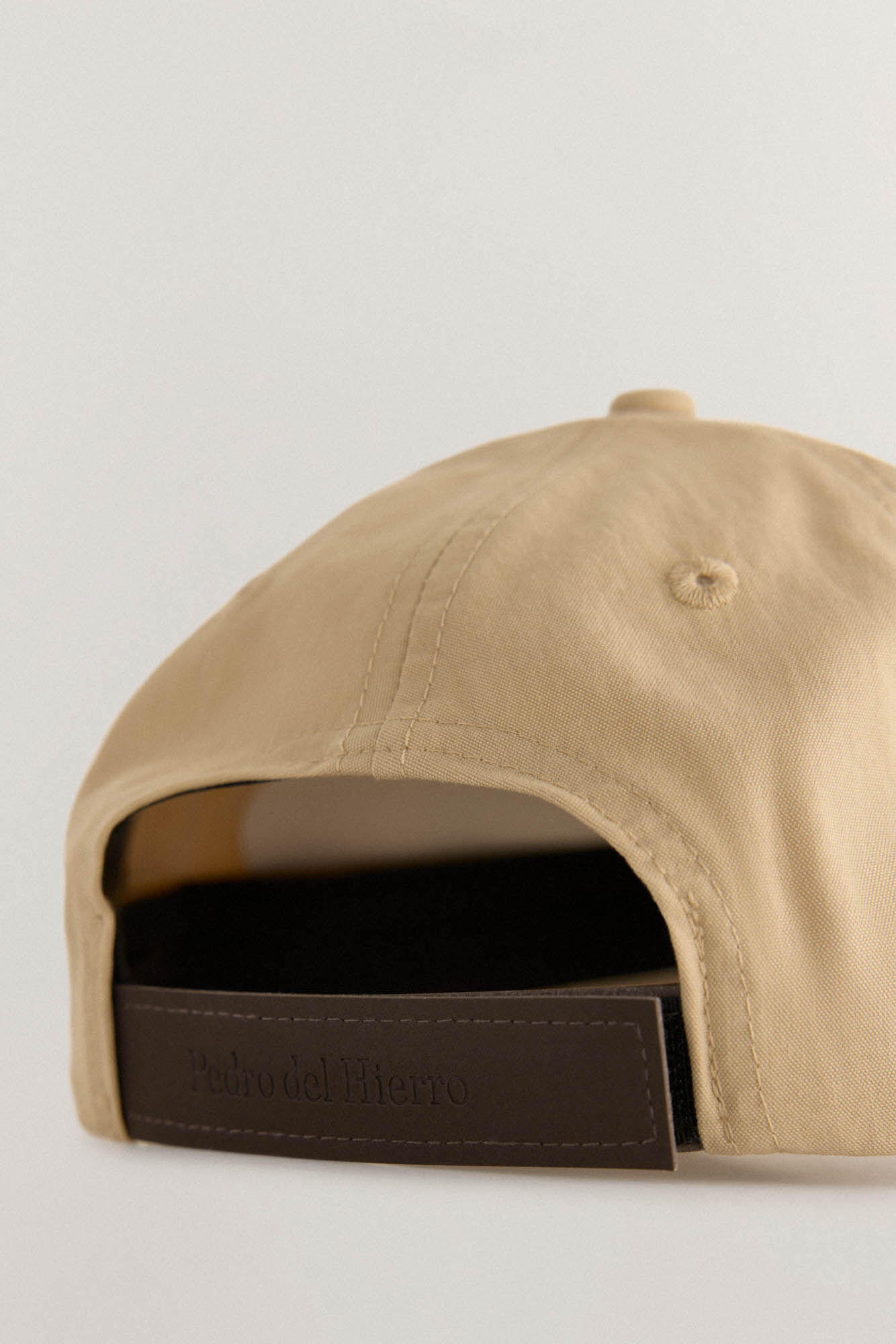 Pedro del Hierro Fabric baseball cap Beige