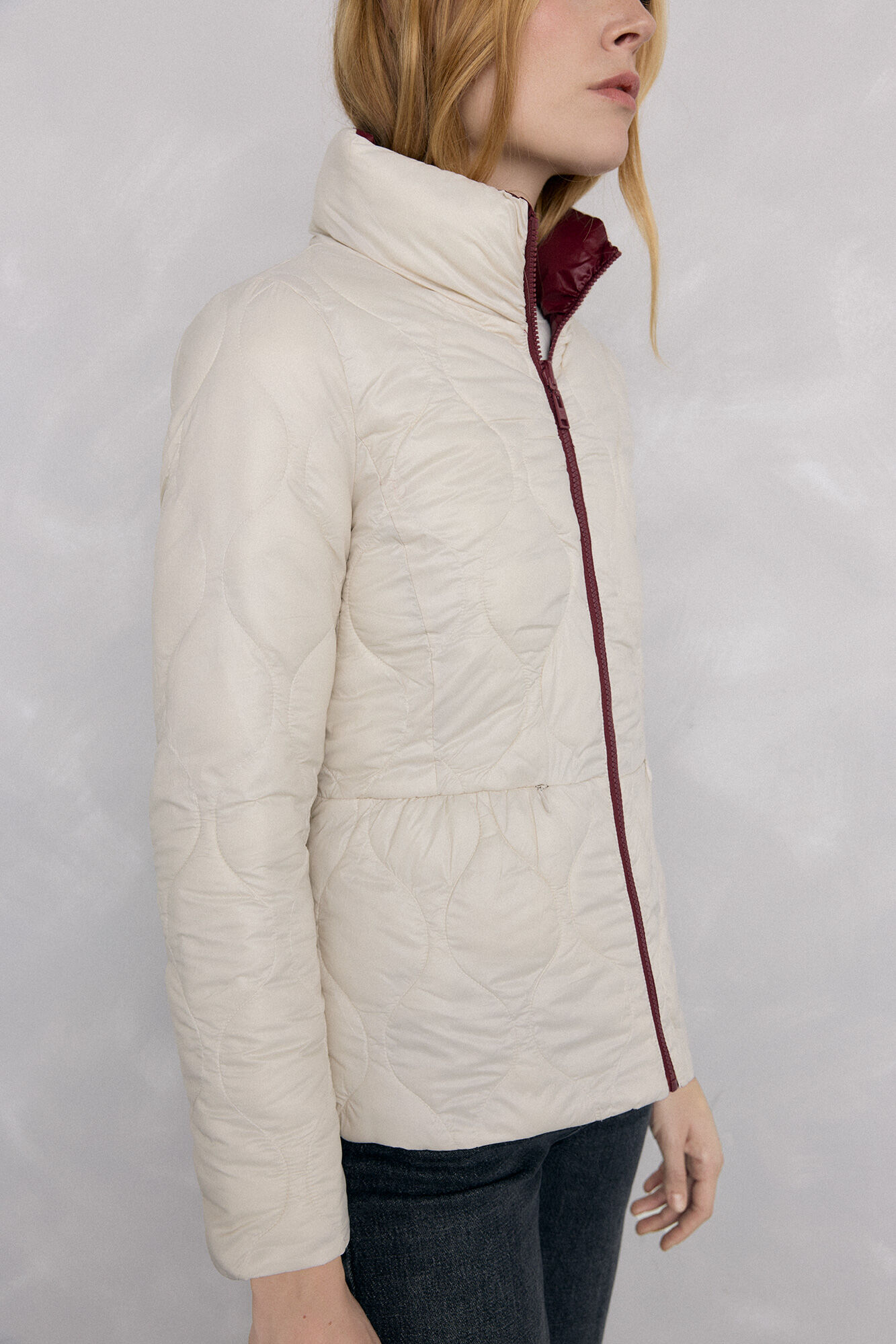 Pedro del Hierro Ultralight curto revers&iacute;vel Bordeaux