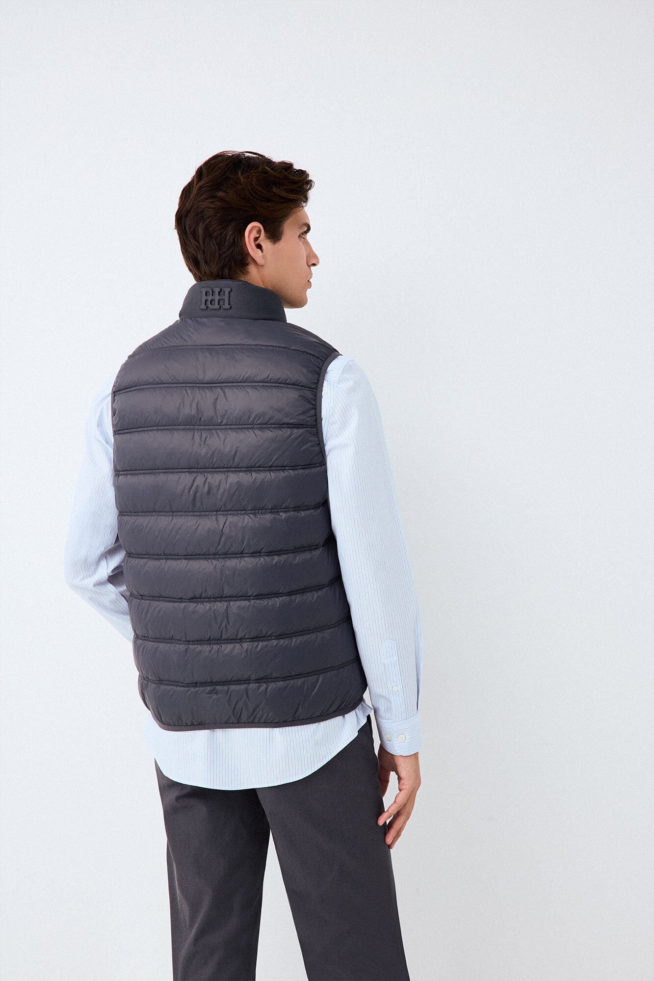 Pedro del Hierro Colete acolchoado ultraleve Cizento