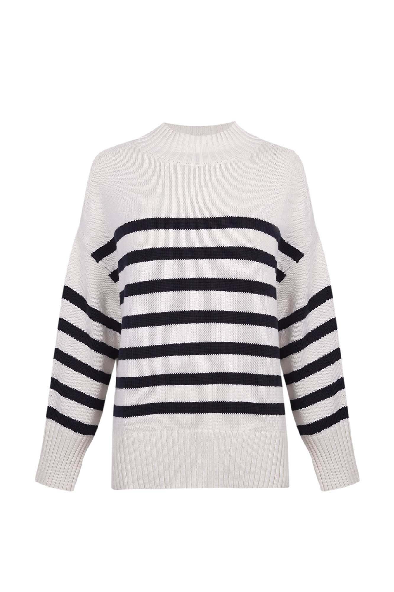 Pedro del Hierro Jersey oversize riscas bicolores Azul