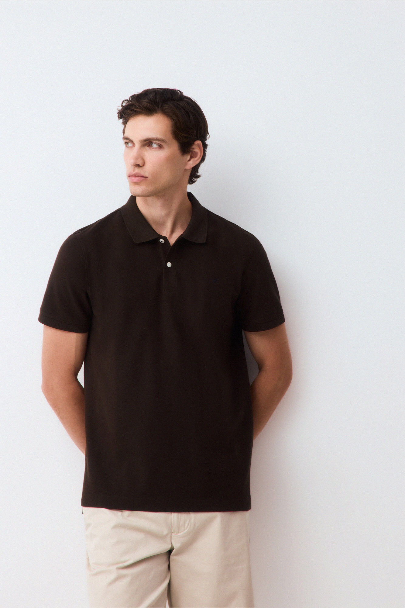 Pedro del Hierro Polo b&aacute;sico slim piqu&eacute;