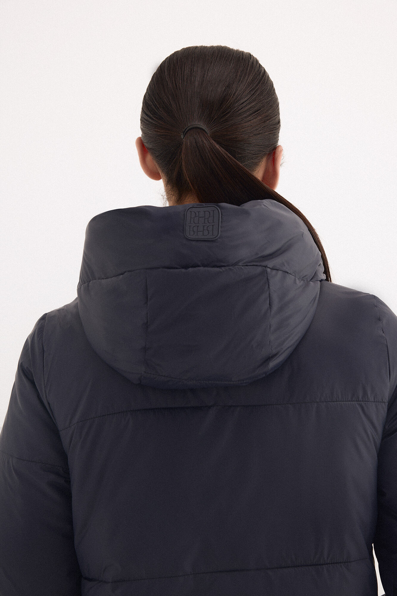 Pedro del Hierro Reversible hooded parka Blue