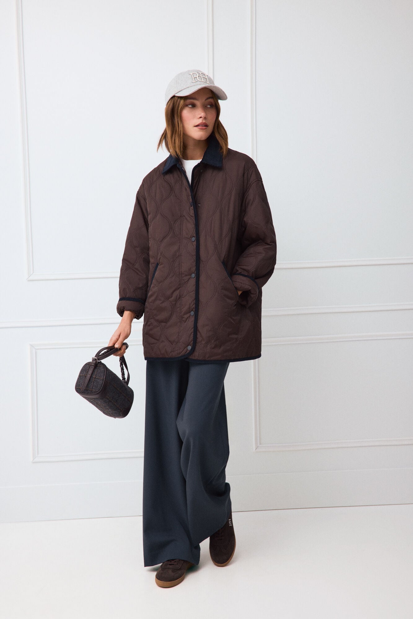 TFP by Tamara Falc&oacute; Puffer parka Brown