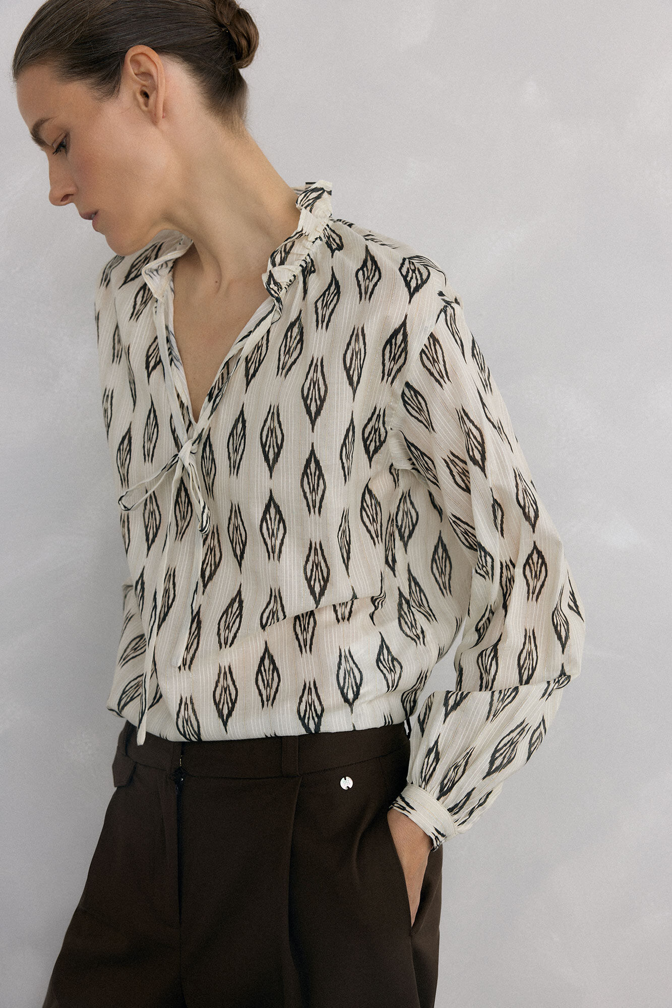 Pedro del Hierro Blusa estampada