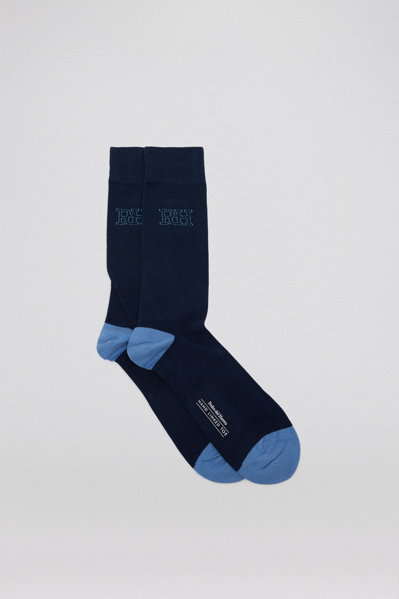 Pedro del Hierro Calcet&iacute;n liso sport Azul