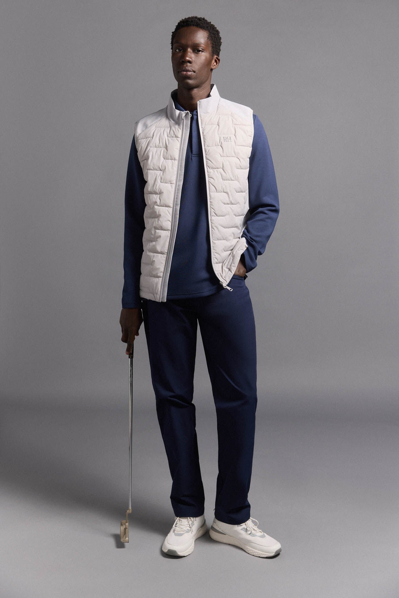 Pedro del Hierro Ultralight golf vest Grey