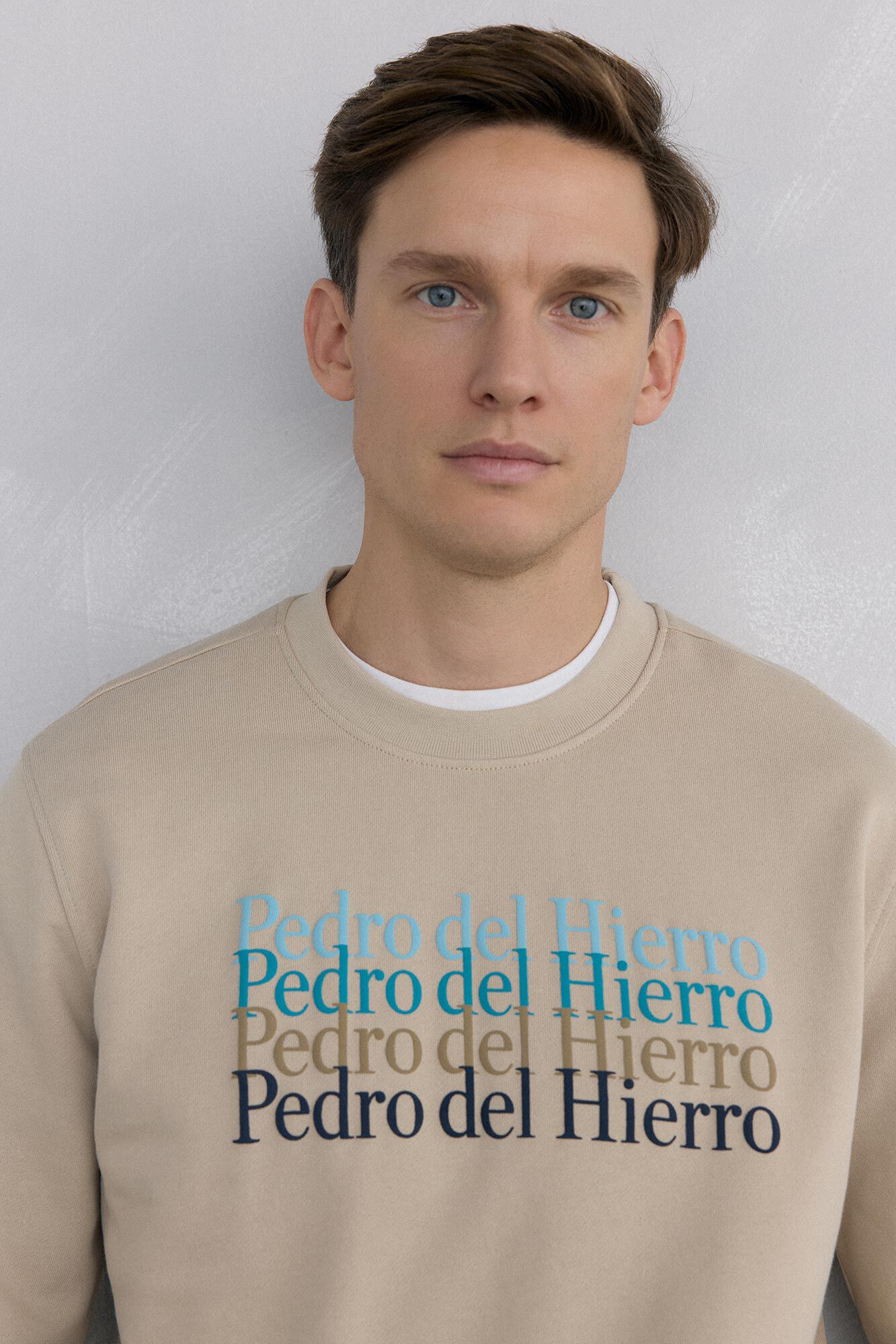 Pedro del Hierro Logo crew neck sweatshirt