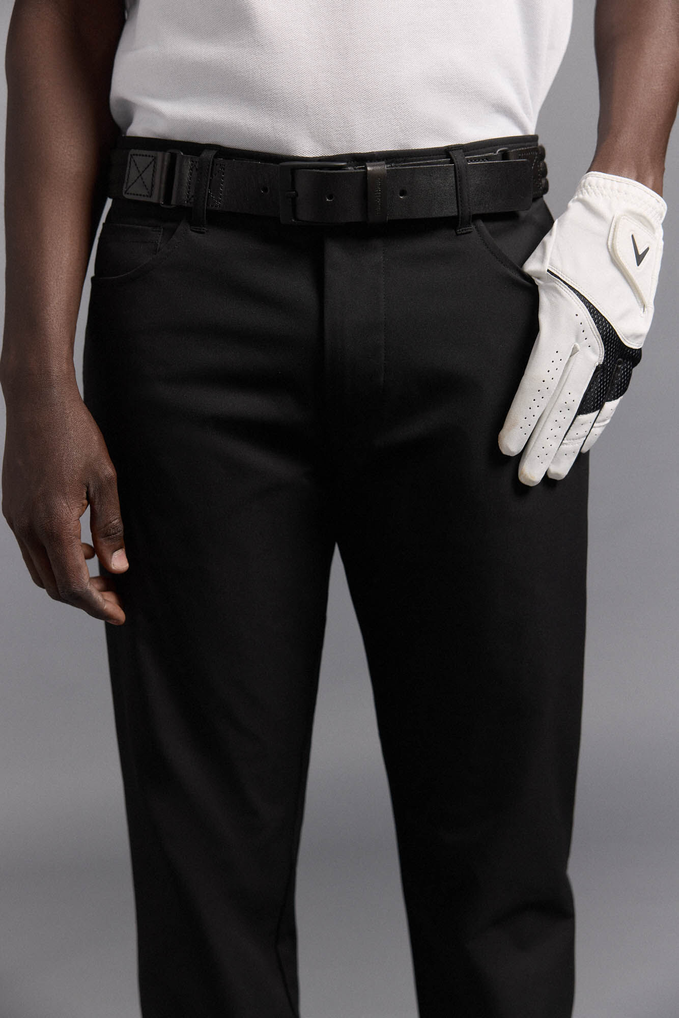 Pedro del Hierro Long 5-pocket golf pants Black