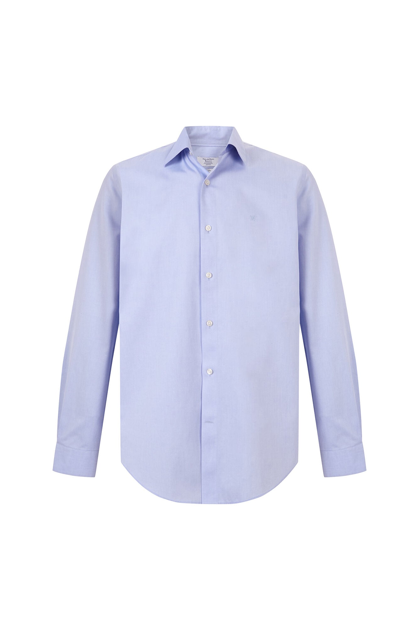 Pedro del Hierro Camisa de vestir lisa non iron + antimanchas slim fit Azul
