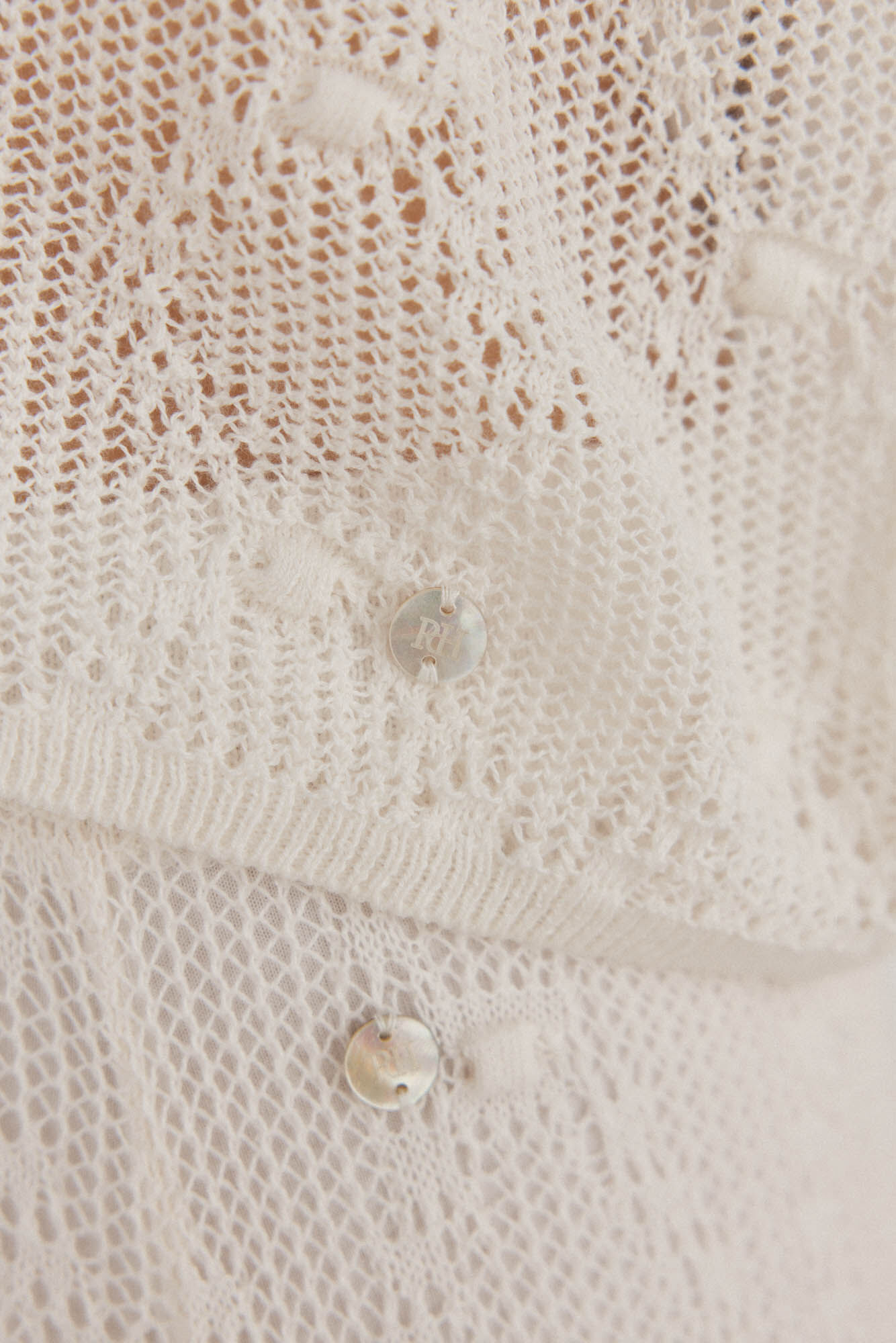 Pedro del Hierro jersey-knit top with openwork structure parade White