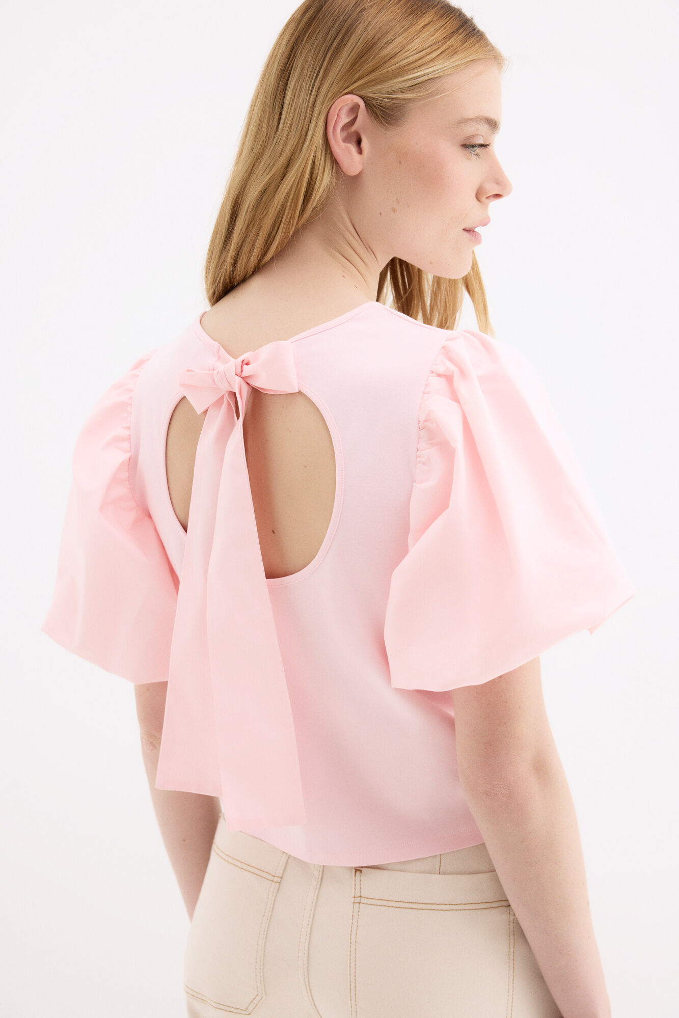 Pedro del Hierro Puffed sleeve T-shirt