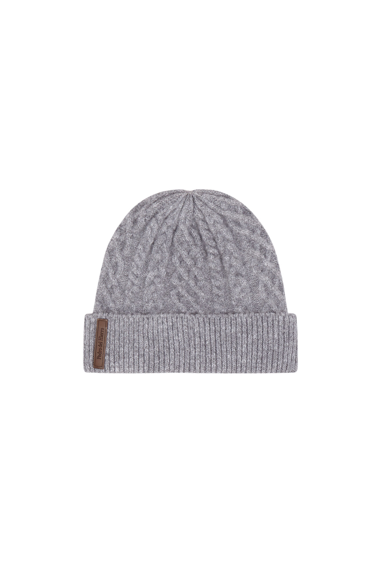Pedro del Hierro Gorro malha Cizento