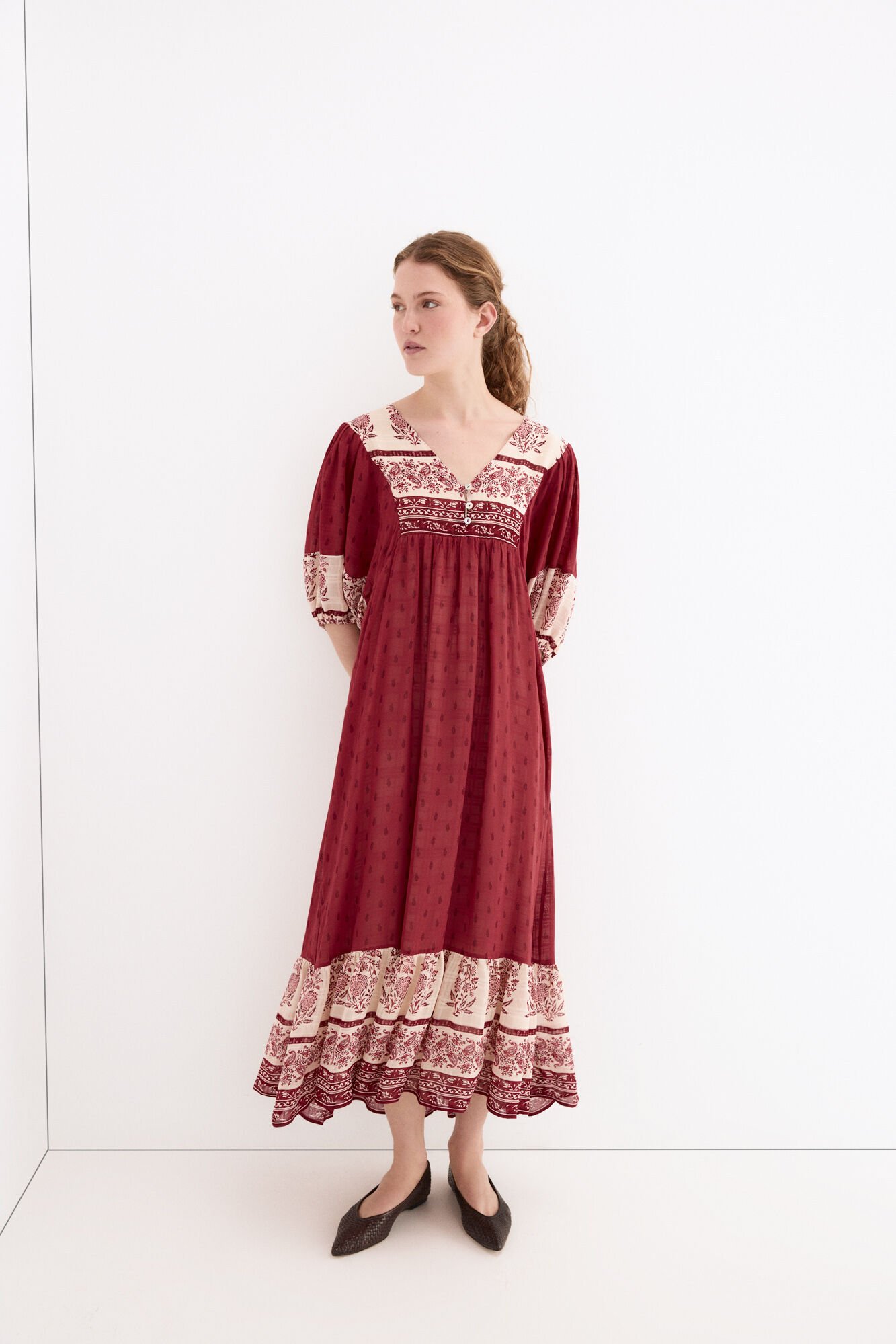 Pedro del Hierro Vestido t&uacute;nica estampado floral