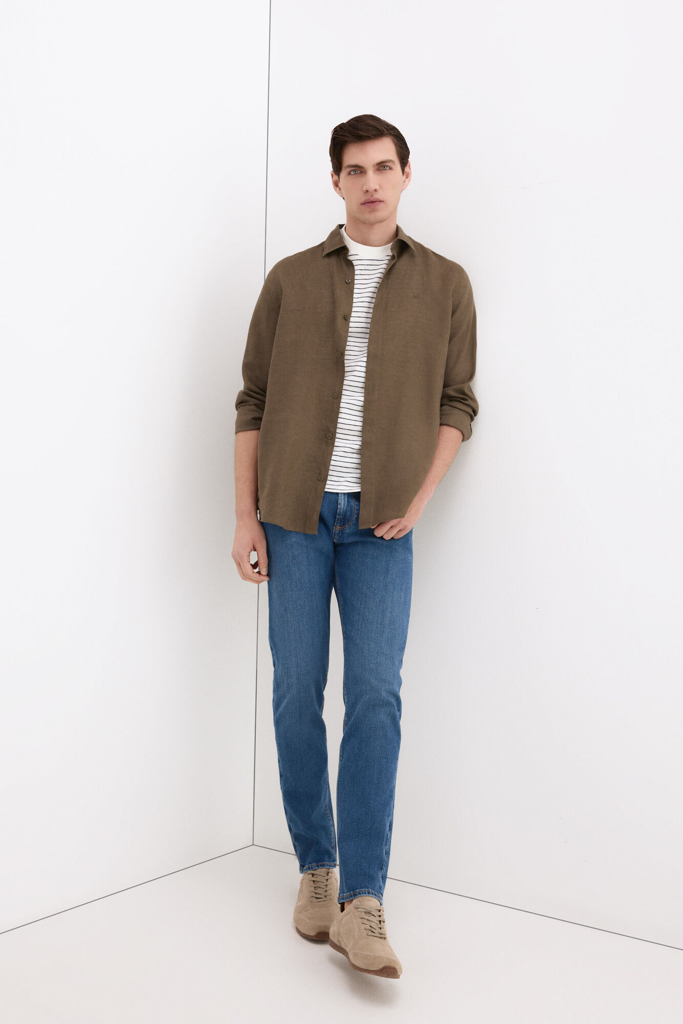 Pedro del Hierro Pantal&oacute;n vaquero premium flex ligero slim fit Azul