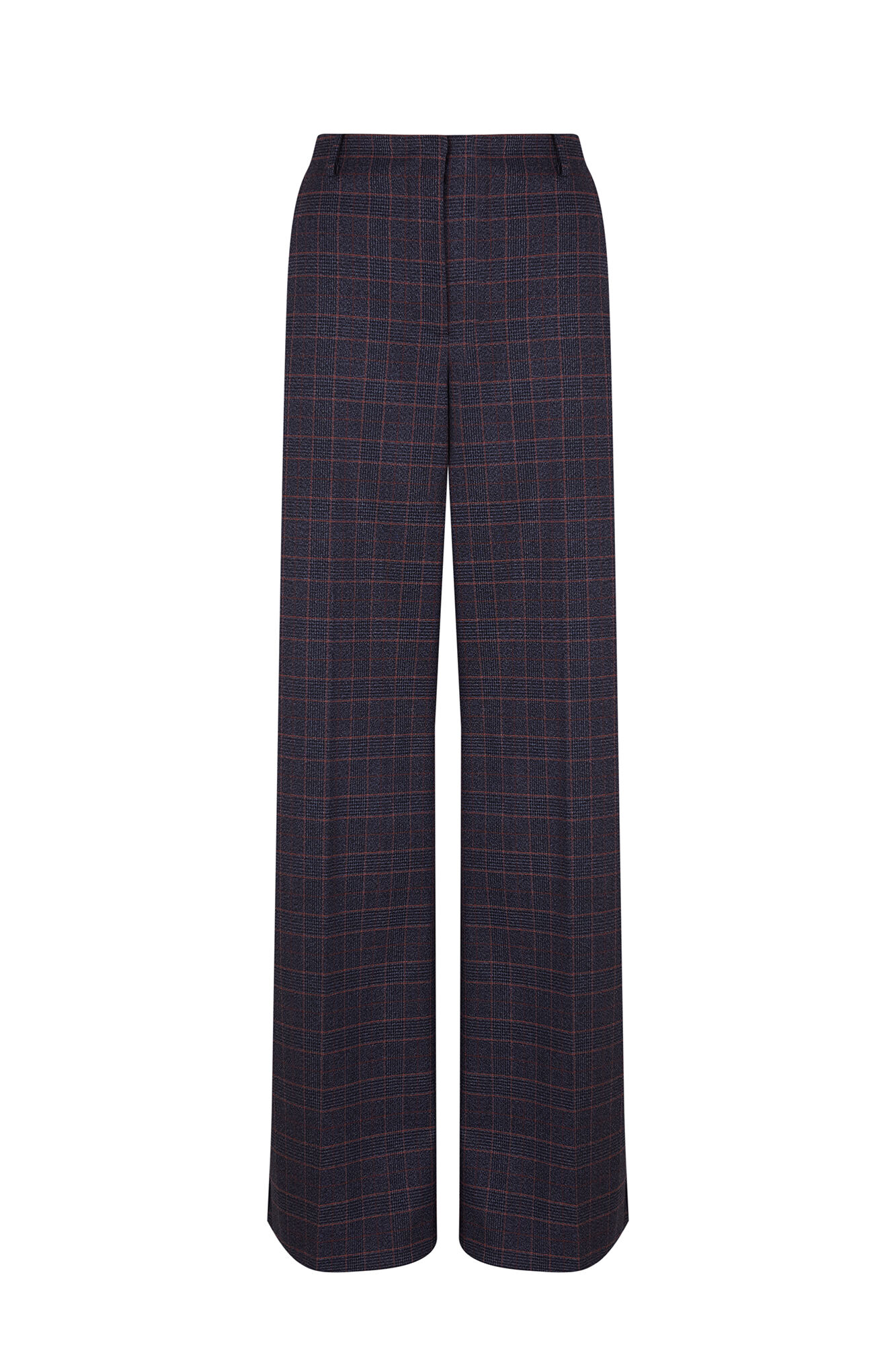 Pedro del Hierro Pantal&oacute;n cuadros Azul