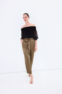 Pedro del Hierro Pantal&oacute;n sat&eacute;n verde